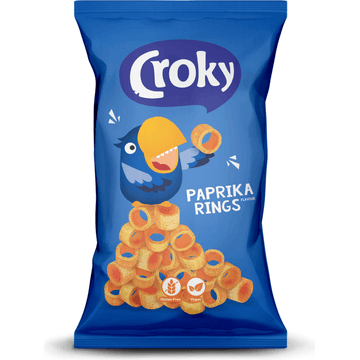 Croky Snack Paprika Rings 75g