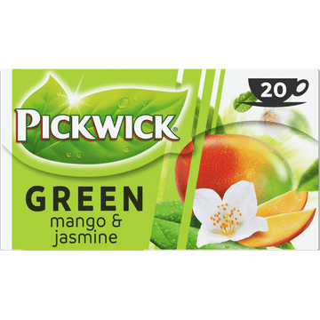 Pickwick Green Tea Mango & Jasmine 20 Stuks