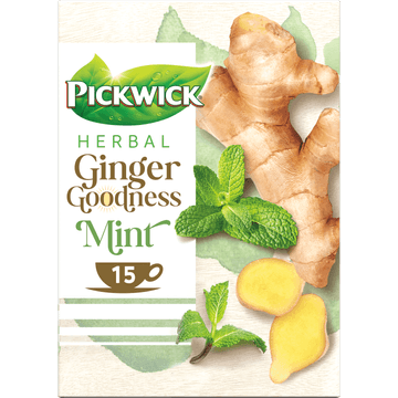 Pickwick Herbal Ginger Goodness Mint 15 Stuks
