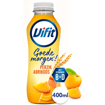 Vifit Goedemorgen! Drinkzuivel Perzik/Abrikoos 400 ml