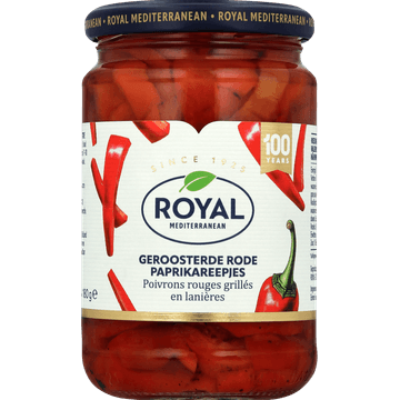Royal Geroosterde Rode Paprika Strips 310g
