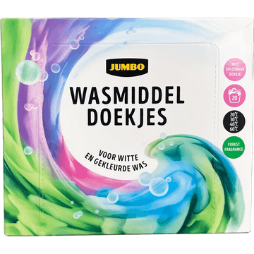 Jumbo Wasmiddeldoekjes 20 Stuks