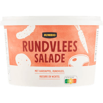 Jumbo Rundvleessalade met Aardappel, Rundvlees, Augurk en Wortel 1kg