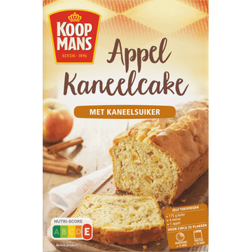 Koopmans Appel kaneelcake met Kaneelsuiker Bakmix 400 g