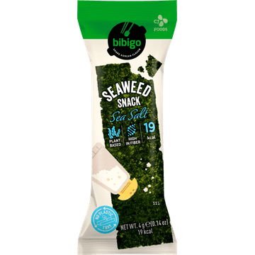 Bibigo Zeewiersnack Zeezout 4g