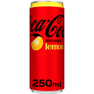 Coca-Cola Zero Sugar Lemon Frisdrank 250 ml