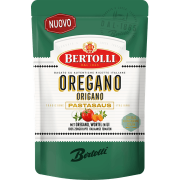 Bertolli Pastasaus met Oregano, Wortel en Ui 460 g