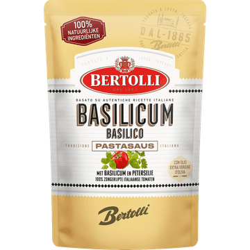 Bertolli Basilicum Pastasaus met Basilicum en Peterselie 460 g