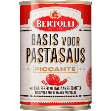 Bertolli Basis voor Pastasaus met Chilipeper en Italiaanse Tomaten 400 g