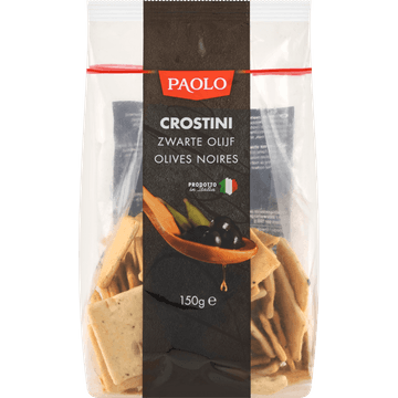 Paolo Crostini Zwarte Olijf 150 g