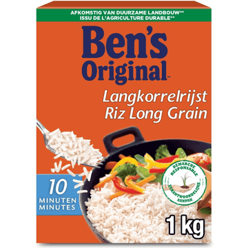 Ben's Original Langkorrel Rijst 1 kg