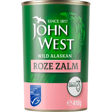 John West Wilde Roze Zalm 418g