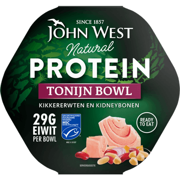 John West Protein Bowl Tonijn Bonen MSC 220 g