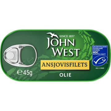 John West Ansjovis in Olie 45g