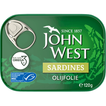 John West Sardines in Olijfolie 120g