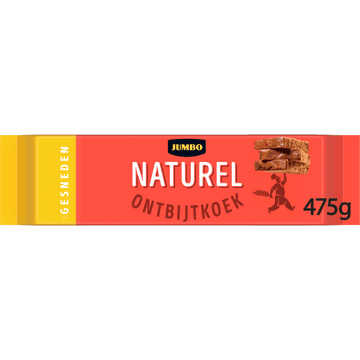 Jumbo Naturel Ontbijtkoek Gesneden 475 g