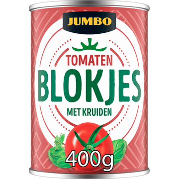 Jumbo Tomatenblokjes met Kruiden 400 g
