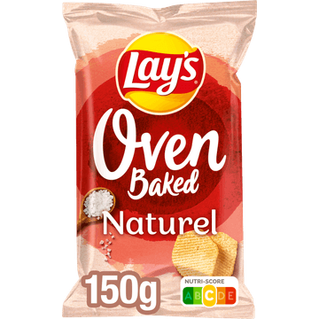 Lay's Oven Baked Naturel Chips 150 gr