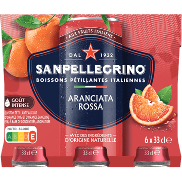Sanpellegrino Limonade Aranciata Rossa 6 x 330 ml