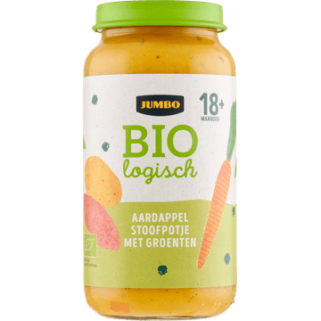 Jumbo Biologisch Babyvoeding Aardappel Stoofpotje met Groenten 18+ Maanden 250 g
