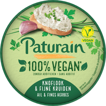 Paturain Vegan Knoflijk & Fijne Kruiden 140g