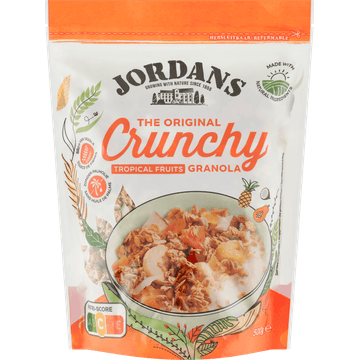 Jordans The Original Crunchy Tropical Fruits Granola 500 g