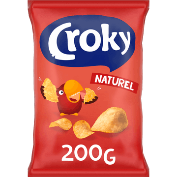 Croky Chips Naturel 200g