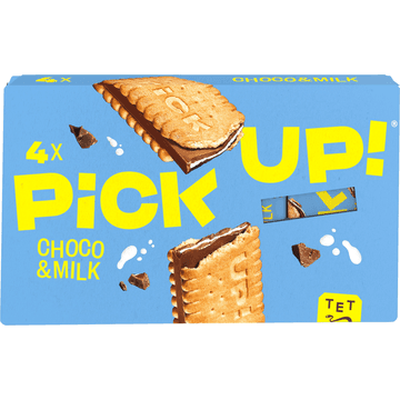 Pick Up! Choco & Milk 4 Stuks
