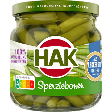 Hak Sperziebonen Bio 185 g