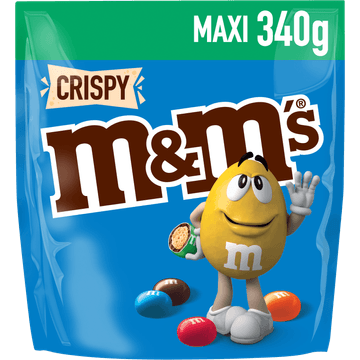 M&M'S Crispy chocolade snoepjes maxi 340g