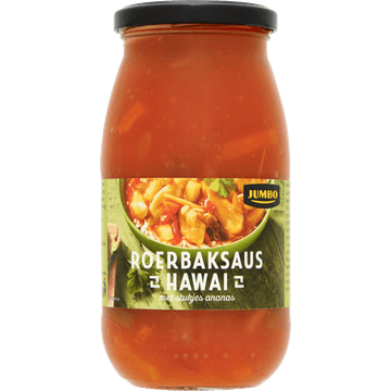 Jumbo Roerbaksaus Hawaï met Stukjes Ananas 490 g