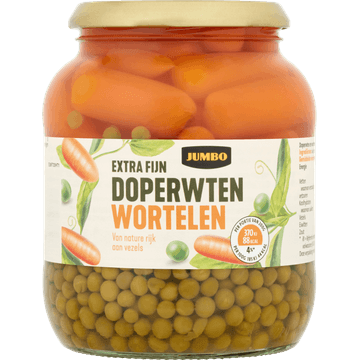 Jumbo Extra Fijn Doperwten Wortelen 680 g