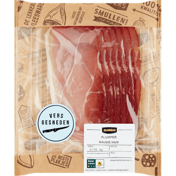 Jumbo Klumper Rauwe Ham ca. 110 g