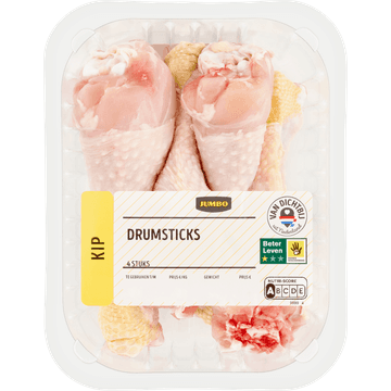 Jumbo Kip Drumsticks 4 Stuks