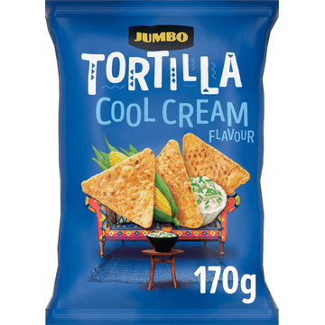 Jumbo Tortilla Chips Cool Cream 170 g