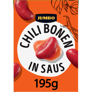 Jumbo Chili Bonen in Saus 195 g