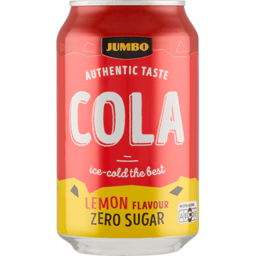 Jumbo Cola Lemon Flavour Zero Sugar - Blik 330ML