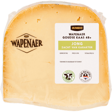 Wapenaer Goudse Kaas Jong 48+ Stuk ca. 434 g