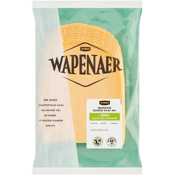 Wapenaer Goudse Kaas Jong 48+ Plakken ca. 230 g