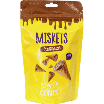 Miskets Milk Chocolate Filled Cornet Wafer 70g