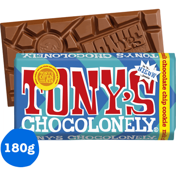 Tony's Chocolonely Melk Chocolate Chip Cookie 180 g