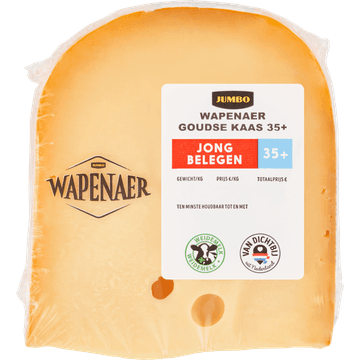 Wapenaer Goudse Kaas Jong Belegen 35+ Stuk ca. 375 g