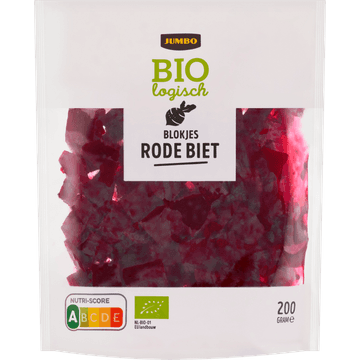 Jumbo Biologisch Blokjes Rode Biet 200 g