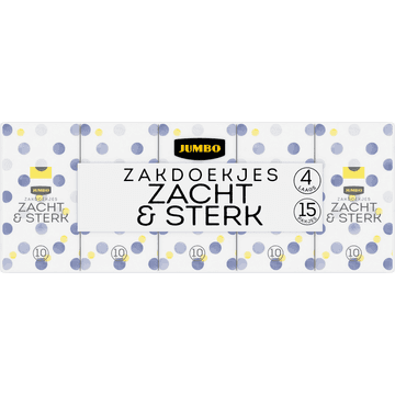 Jumbo Zakdoekjes 4 Laags 15 Stuks