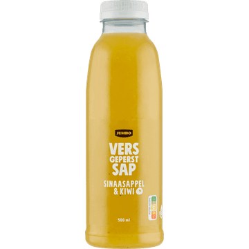 Jumbo Vers Geperst Sap Sinaasappel & Kiwi 500 ml
