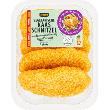 Jumbo Vegetarische Kaas Schnitzel Voordeelverpakking 4 Stuks