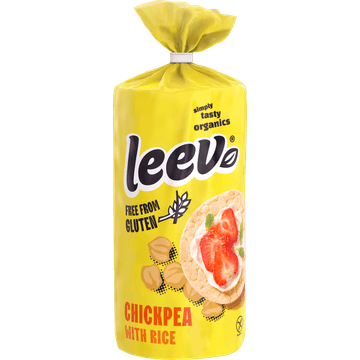 Leev® bio FREE FROM GLUTEN chickpeacakes with rice 100g