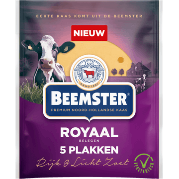 Beemster Royaal Belegen Kaas 5 Plakken 0,125 kg