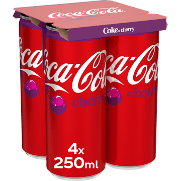 Coca-Cola Cherry 4 x 250 ml
