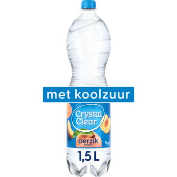 Crystal Clear Perzik Smaak 1,5 L
